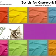 Solids for Graywork - Fat Quarter Bundle