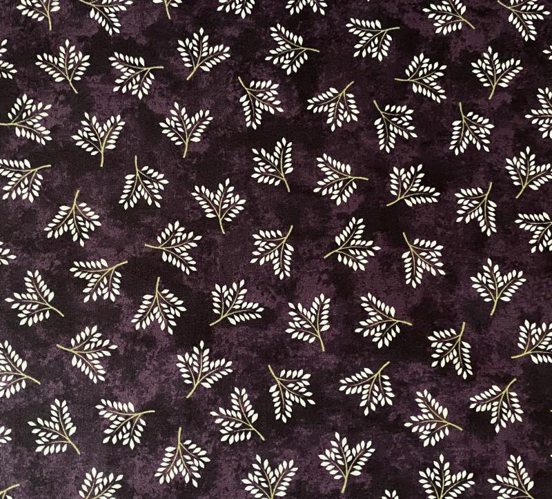 Amour - Zweige auf Aubergine