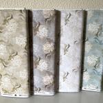 Vintage Farmhouse - Flieder und Schrift auf grau - 1 Stück = 2,20 Meter