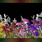 Rainbow of Jewels - Bordüre - 1 Stück = 2,60 Meter