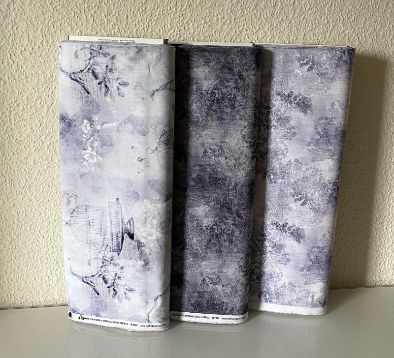 Vintage Farmhouse - Ornamente lavender  - 1 Stück = 3,40 Meter