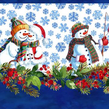 A Year of Art - WINTER Bordüre