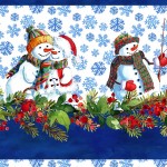 A Year of Art - WINTER Bordüre