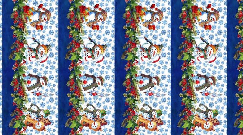 A Year of Art - WINTER Bordüre