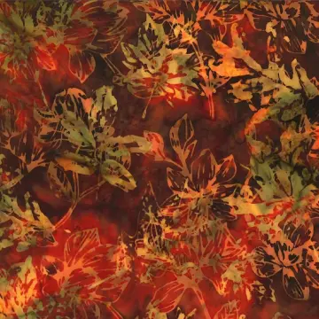 Bali Handpaint - Autumn Leaves