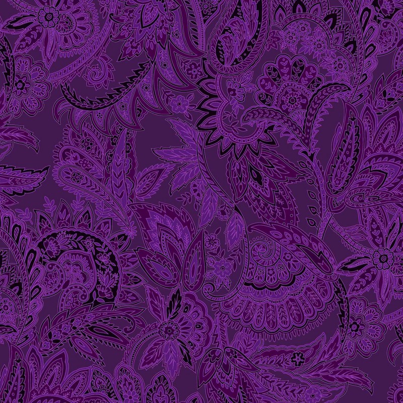 Paisley magenta - Maison