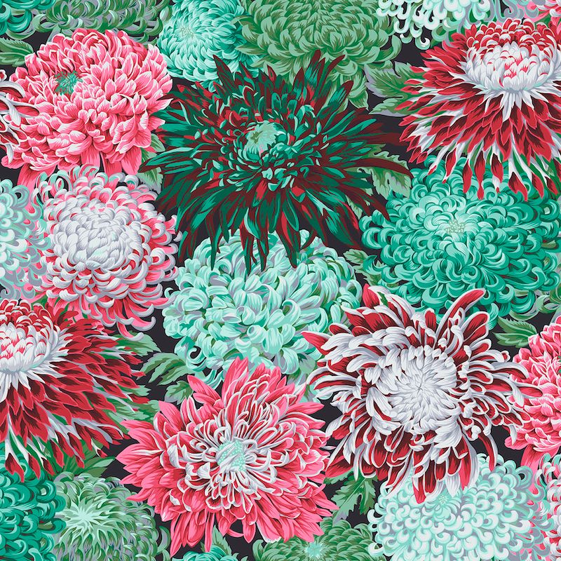 Chrysanthemen in Mint Pink - 1 Stück = 3,10 Meter