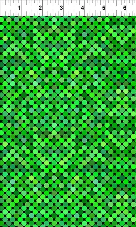 Colorful - Punkte green