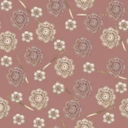 Cosy Knit - Häkelblumen rose