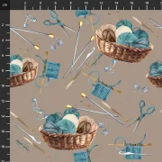 Cosy Knit - Wollkorb teal