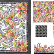 Decoupage - Blumen allover