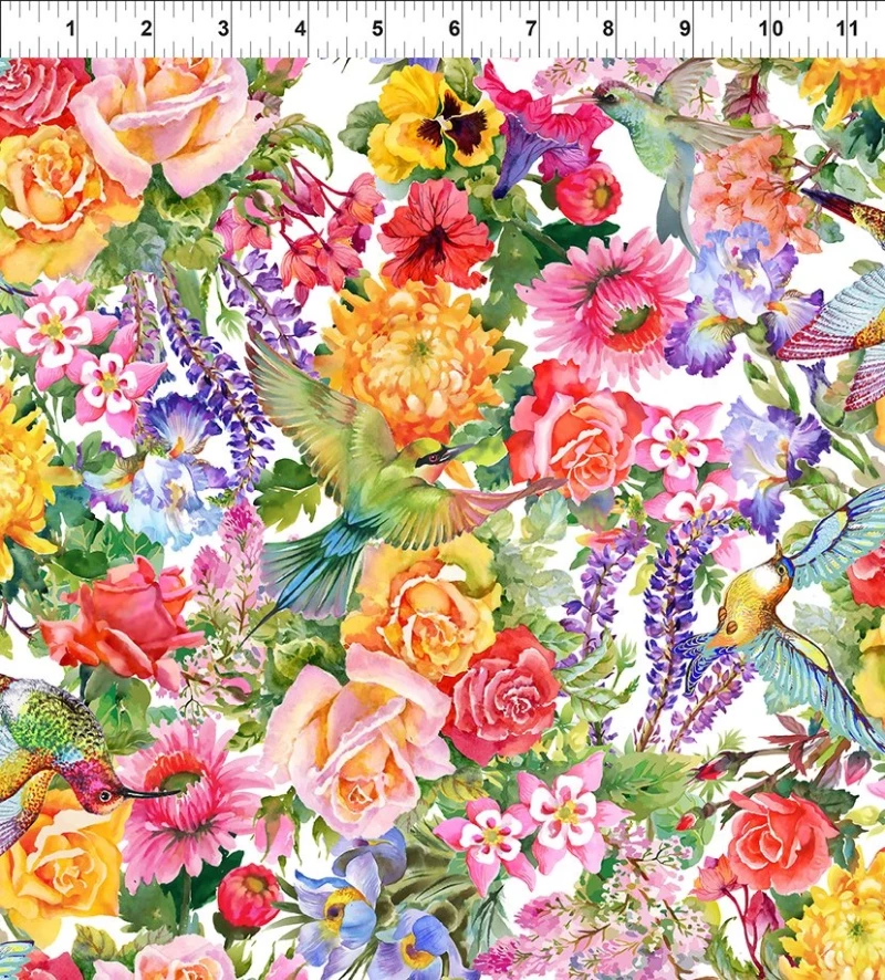 Decoupage - Blumen allover