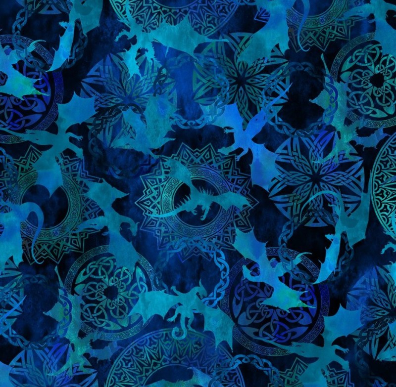 Drachen blue