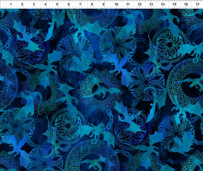 Drachen blue