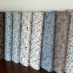 Feder Nest auf creme - 1 Stück = 2,40 Meter