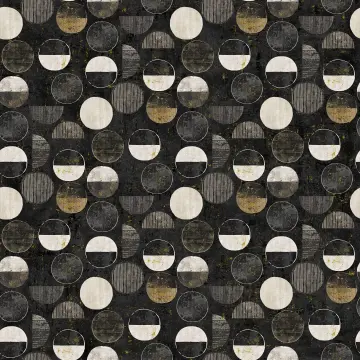 Gatsby - Circles Black Multi