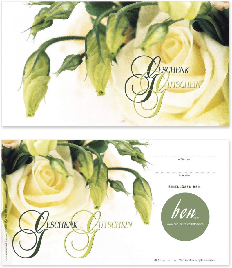 Geschenk Gutschein "Frühling"