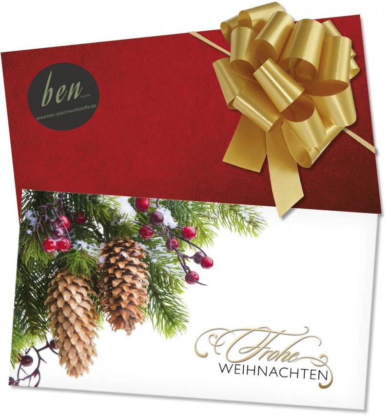 Geschenk Gutschein "Tannenzweig"