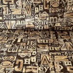 Heavy Metal - Buchstaben gold metallic