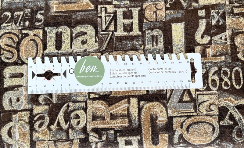 Heavy Metal - Buchstaben gold metallic