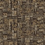Heavy Metal - Buchstaben gold metallic