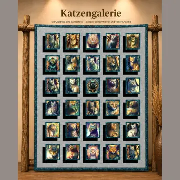 Katzen Galerie - Quilt Kit