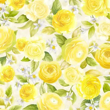 Lemon Bouquet - Rosen und Zitronenblüten - 1 Stück = 0,50 Meter