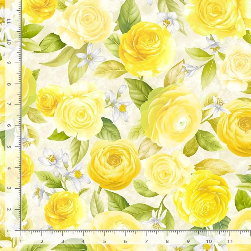 Lemon Bouquet - Rosen und Zitronenblüten - 1 Stück = 0,50 Meter