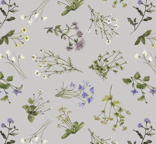 Midsummer Meadow Ditsy Silver