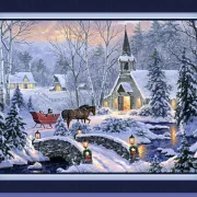Nature´s Noel - Panel Kirche