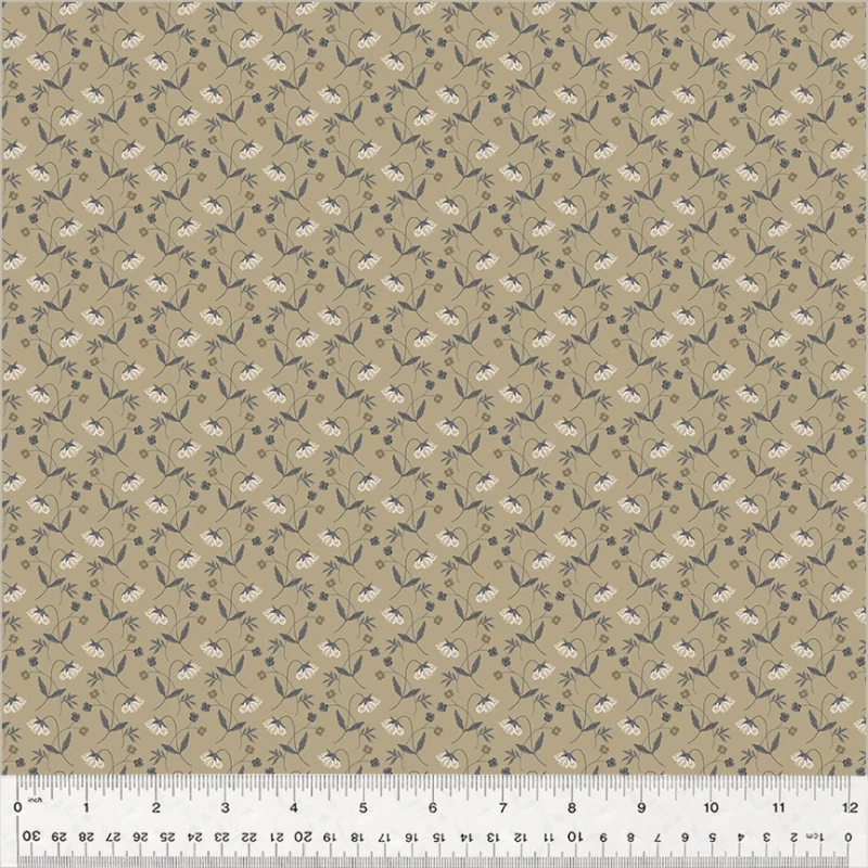 Oxford - Flower Drops taupe