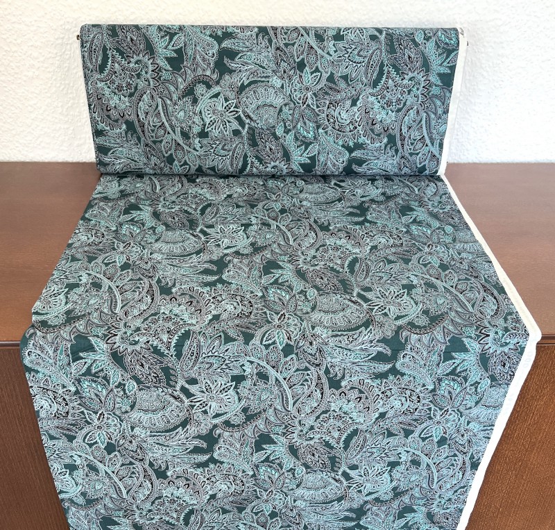 Paisley teal - Maison - 1 Stück = 1,80 Meter