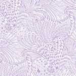 Peacock Flourish Opulence Tonal Light Purple  - 1 Stück = 1,00 Meter