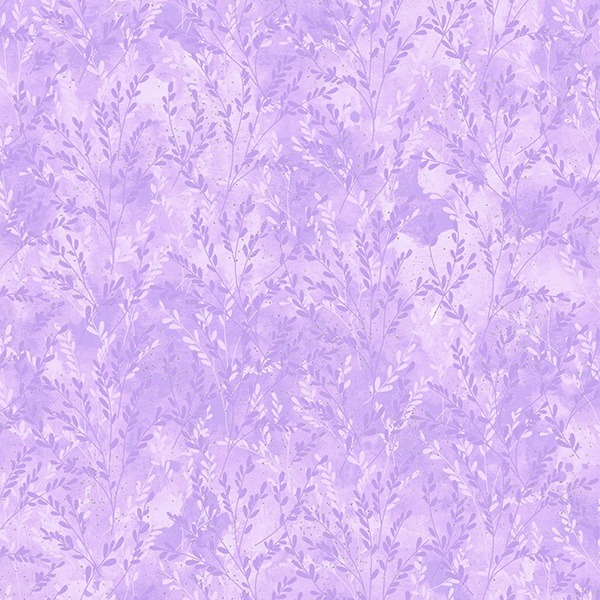 Ranken ton in ton in lilac/silver  - 1 Stück = 2,10 Meter