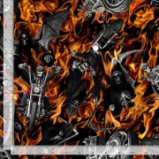 Flammen Biker - Wicked