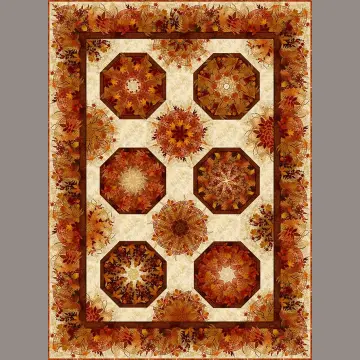 Reflections of Autumn II Kaleidoskop - Quilt Anleitung