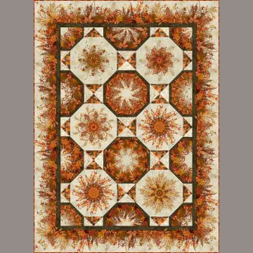 Reflections of Autumn Kaleidoskop - Quilt Anleitung