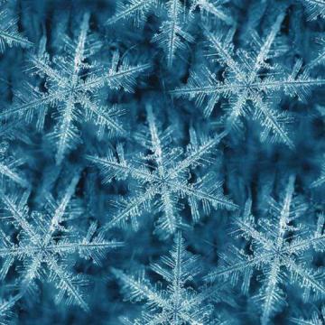 Schneekristalle blue  - 1 Stück = 2,80 Meter