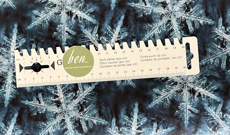 Schneekristalle navy