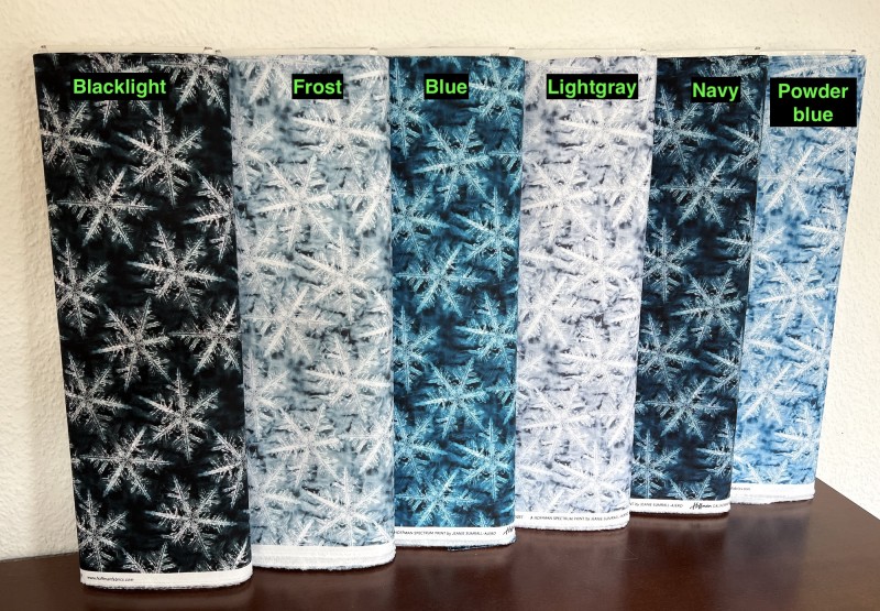 Schneekristalle navy