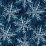 Schneekristalle navy