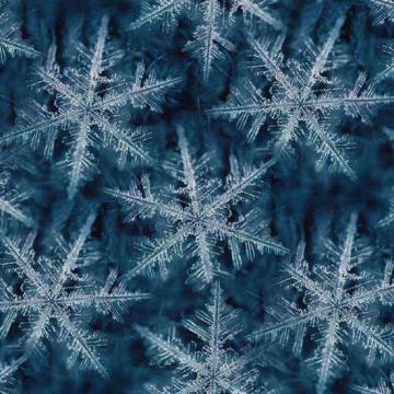 Schneekristalle navy