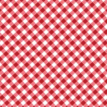 Sweet Gingham red  - Cherry Hill