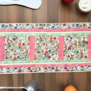 Tischläufer "Blumenhasen" - Quilt Kit