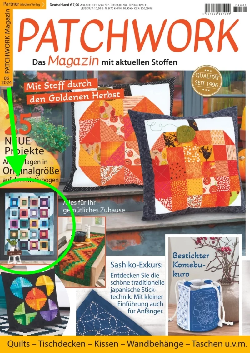 Wild Harmony - Quilt Kit (Patchwork Magazin 06/24)