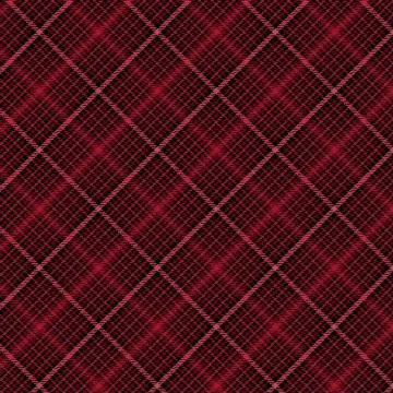 Winter in the Pines - Festive Tartan red