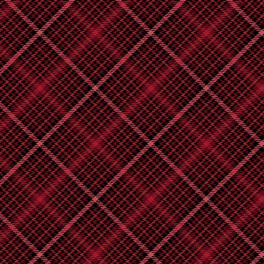 Winter in the Pines - Festive Tartan red