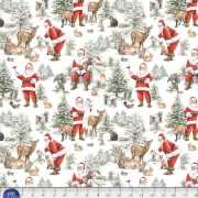 Woodland Whispers - Weihnachtsmann mit Wildtieren
