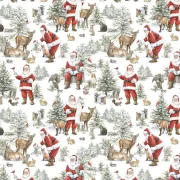Woodland Whispers - Weihnachtsmann mit Wildtieren