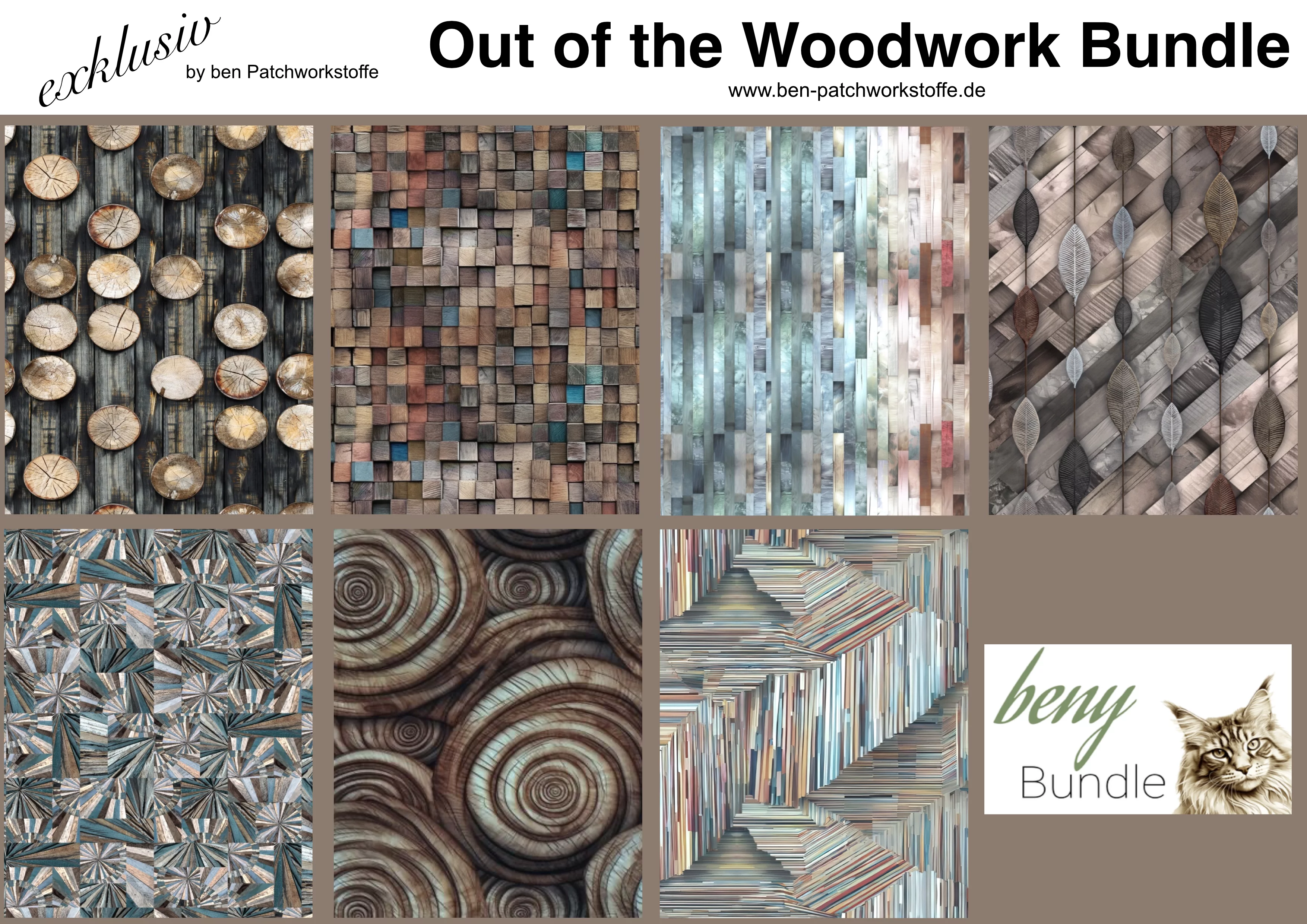 Out of the Woodwork - Fat Quarter Bundle
